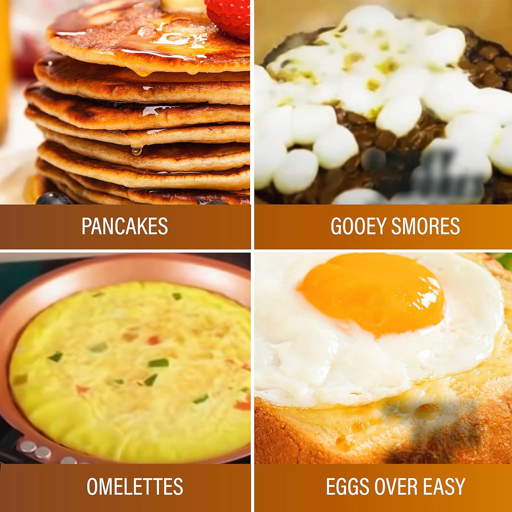 Gotham Steel Double Sided Ceramic Nonstick Pancake Omelette Maker Flipper Pan